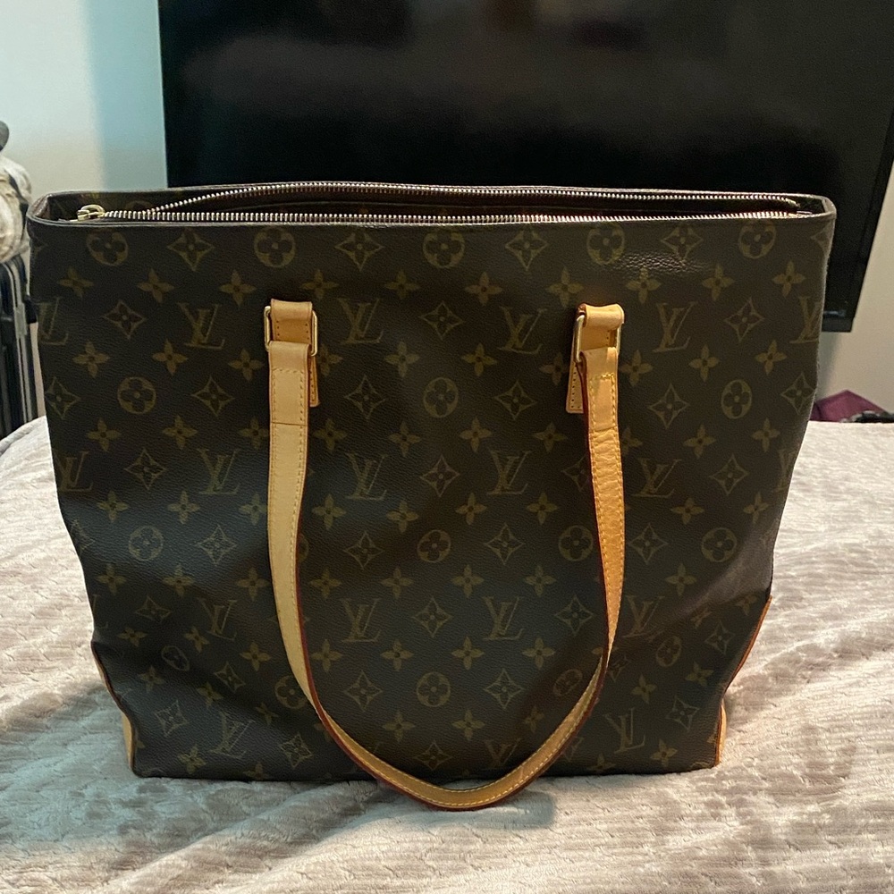 Louis Vuitton Vintage Cabas Mezzo Monogram Tote.